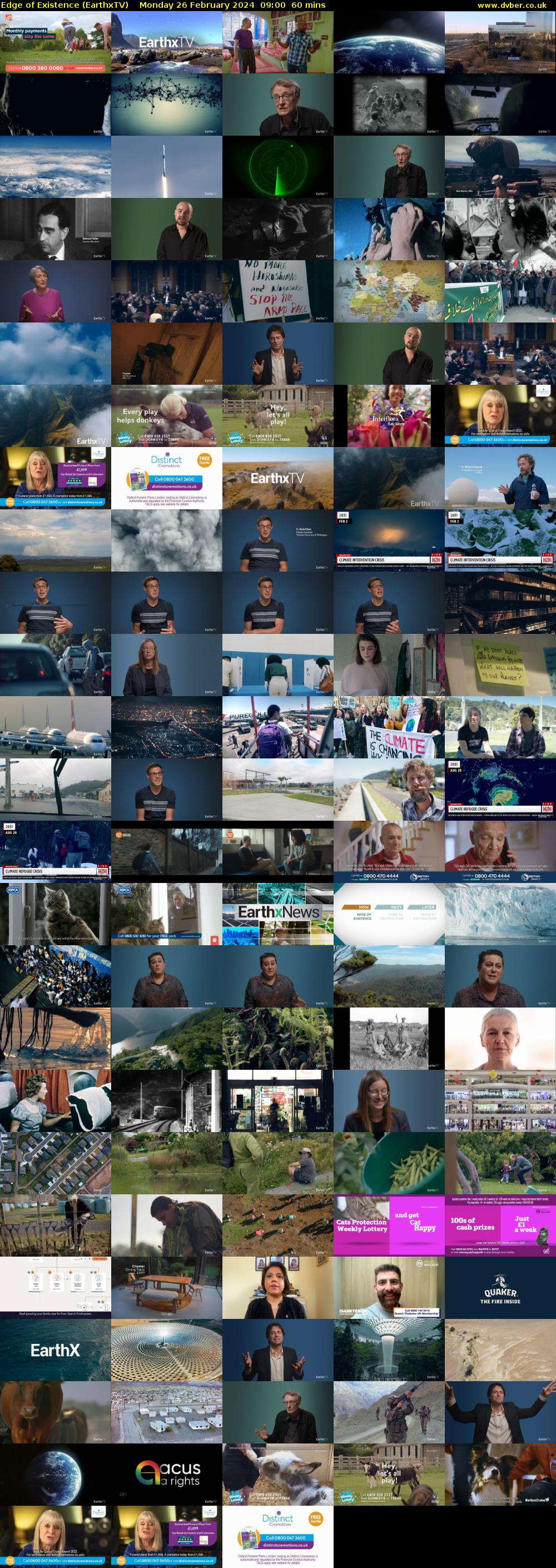 Edge of Existence (EarthxTV) Monday 26 February 2024 09:00 - 10:00