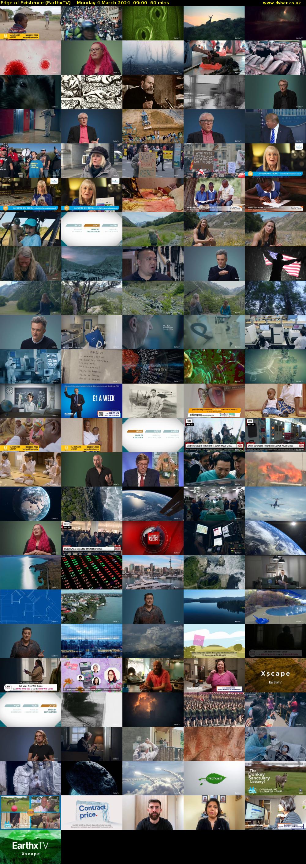 Edge of Existence (EarthxTV) Monday 4 March 2024 09:00 - 10:00