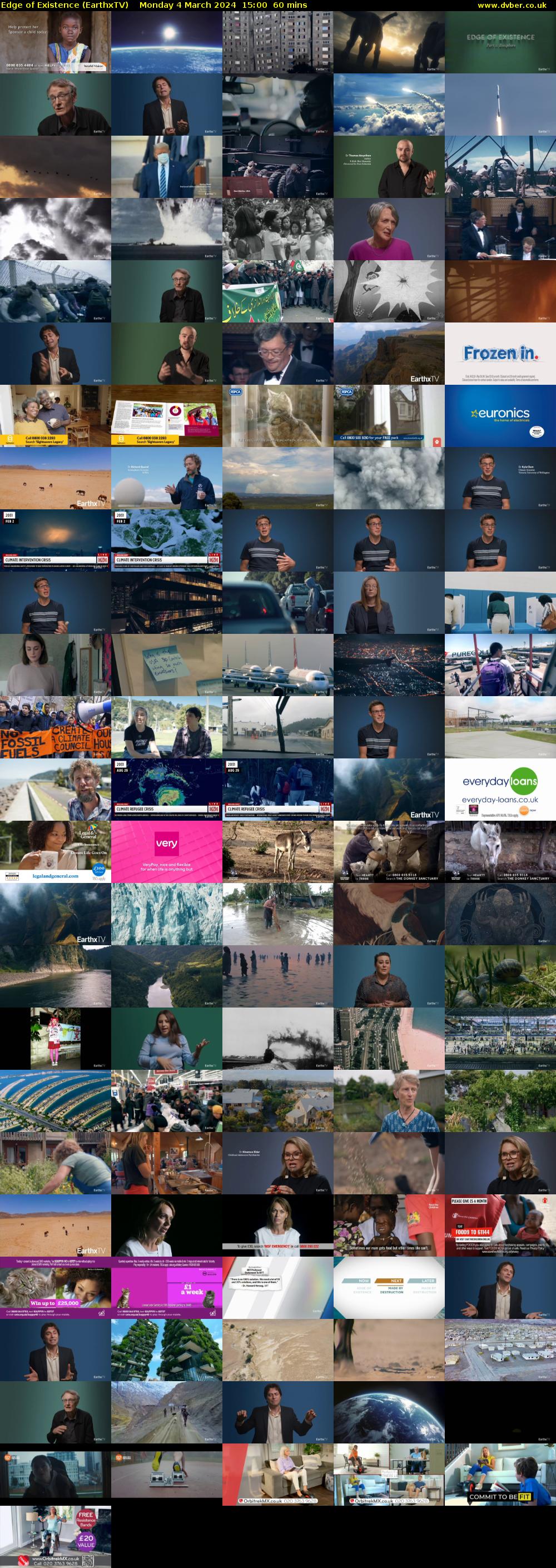 Edge of Existence (EarthxTV) Monday 4 March 2024 15:00 - 16:00