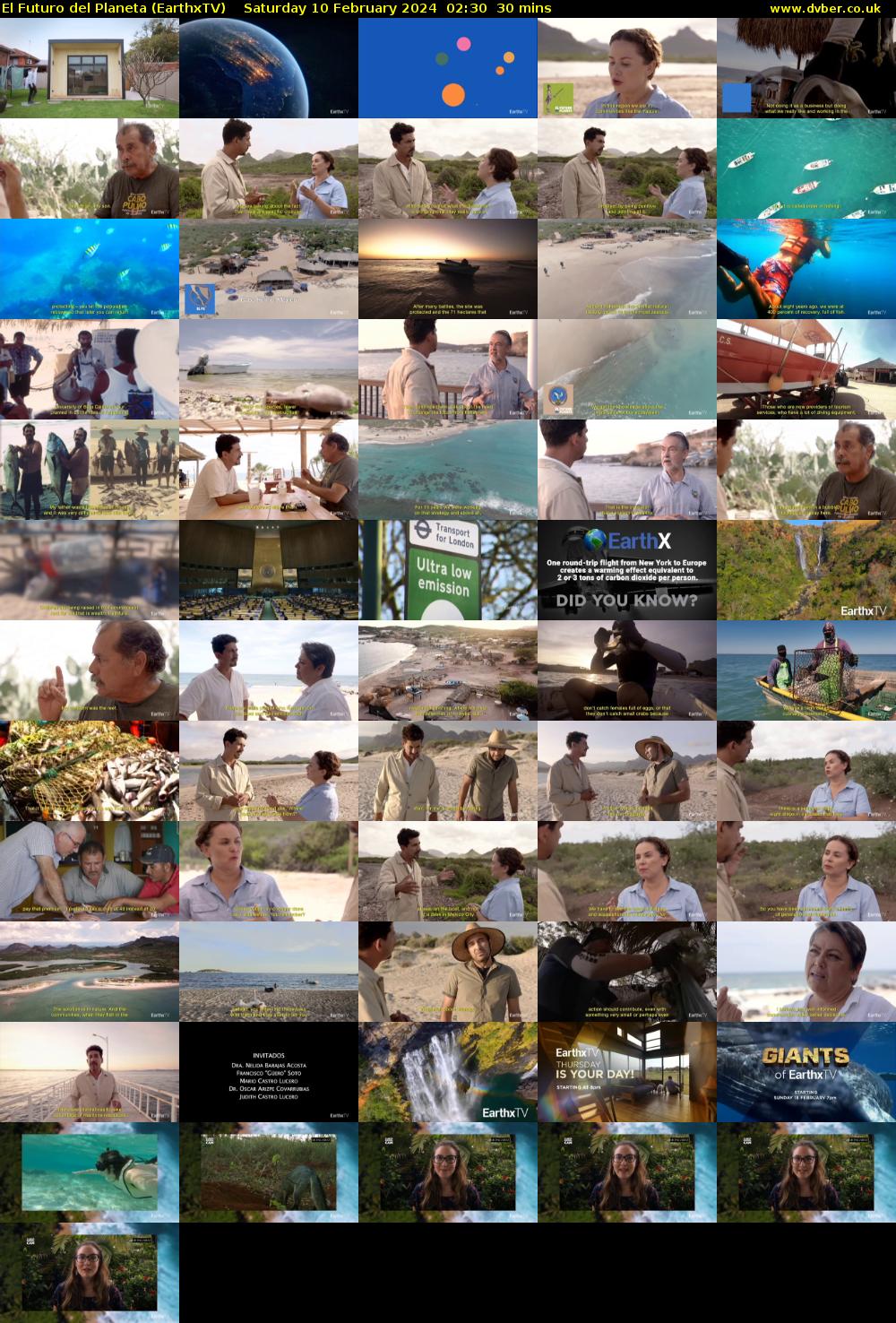 El Futuro del Planeta (EarthxTV) Saturday 10 February 2024 02:30 - 03:00