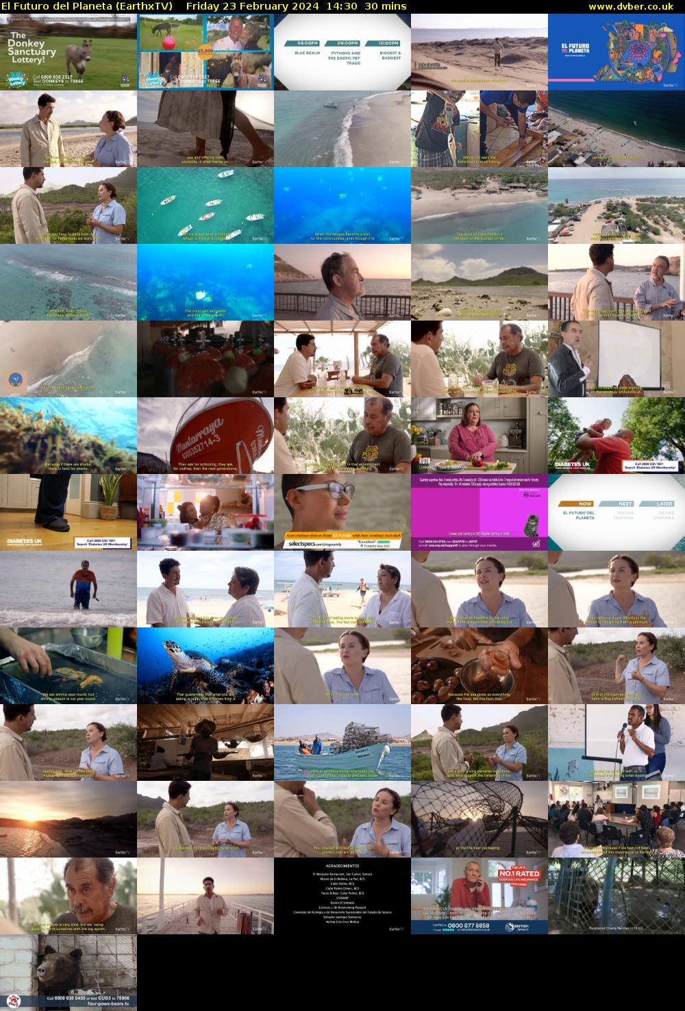 El Futuro del Planeta (EarthxTV) Friday 23 February 2024 14:30 - 15:00