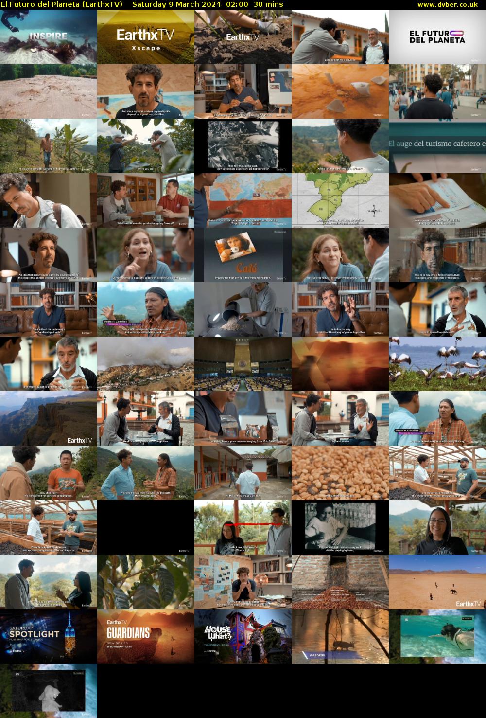 El Futuro del Planeta (EarthxTV) Saturday 9 March 2024 02:00 - 02:30