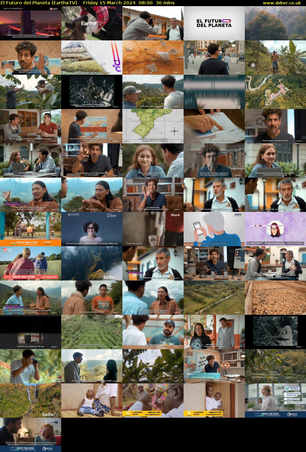 El Futuro del Planeta (EarthxTV) Friday 15 March 2024 08:00 - 08:30