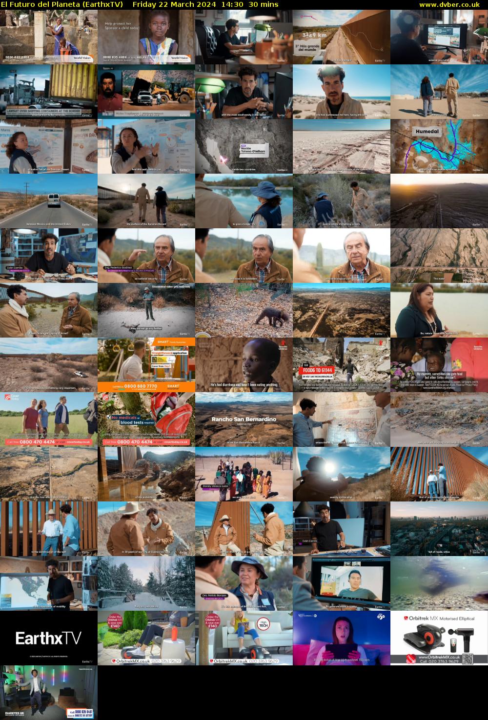 El Futuro del Planeta (EarthxTV) Friday 22 March 2024 14:30 - 15:00