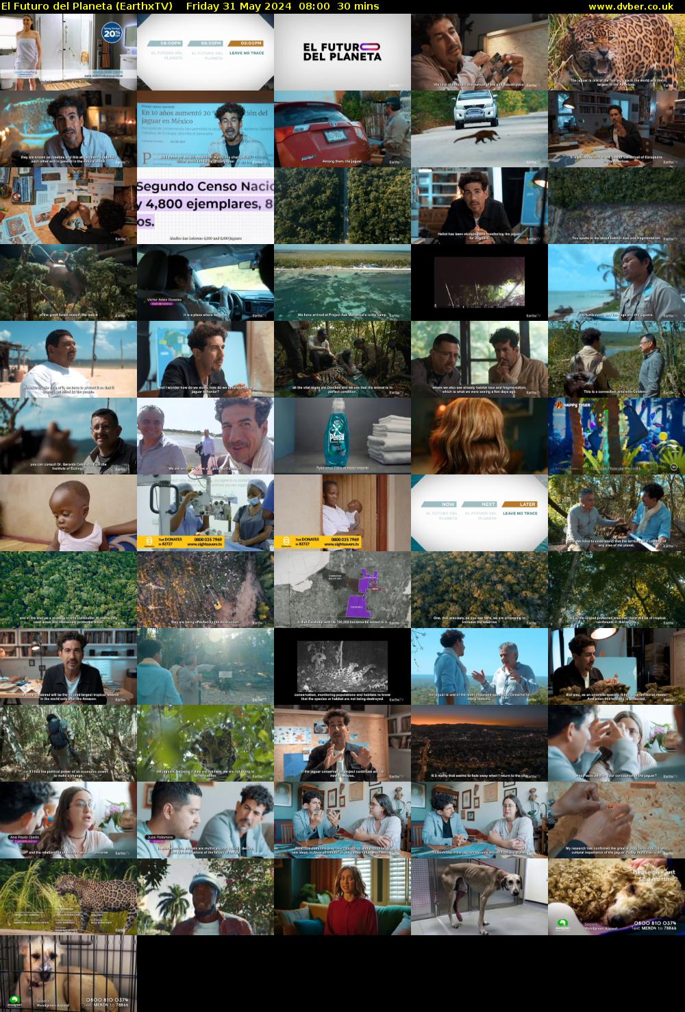 El Futuro del Planeta (EarthxTV) Friday 31 May 2024 08:00 - 08:30