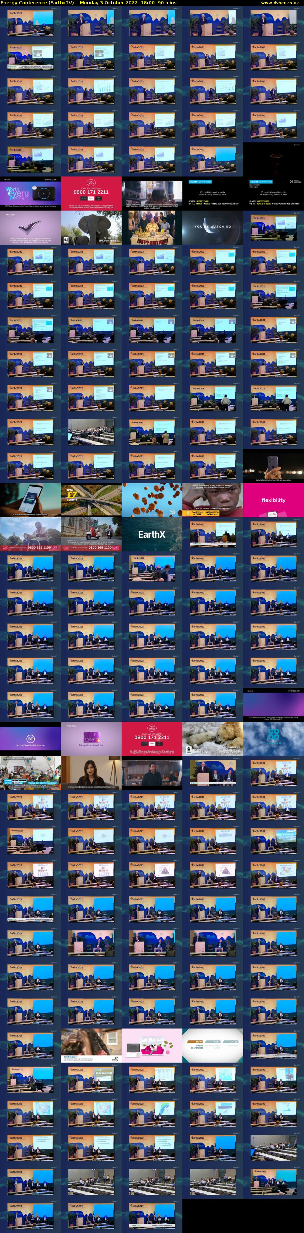Energy Conference (EarthxTV) Monday 3 October 2022 18:00 - 19:30