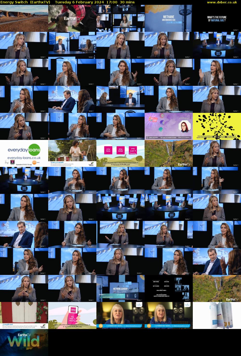 Energy Switch  (EarthxTV) Tuesday 6 February 2024 17:00 - 17:30