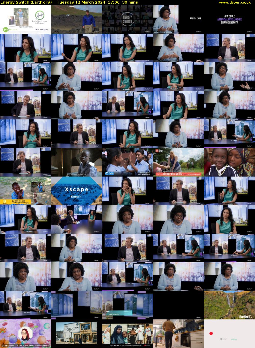Energy Switch (EarthxTV) Tuesday 12 March 2024 17:00 - 17:30