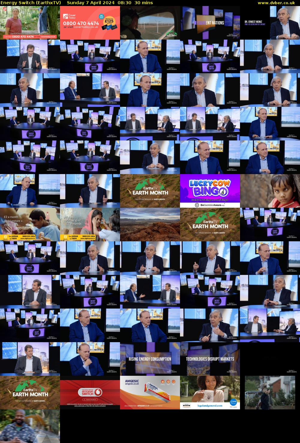 Energy Switch (EarthxTV) Sunday 7 April 2024 08:30 - 09:00