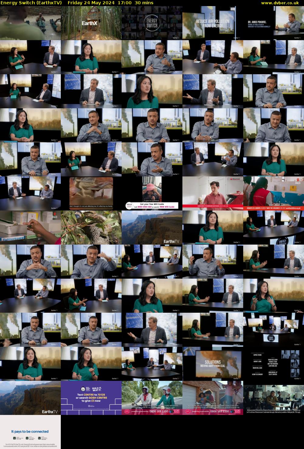 Energy Switch (EarthxTV) Friday 24 May 2024 17:00 - 17:30