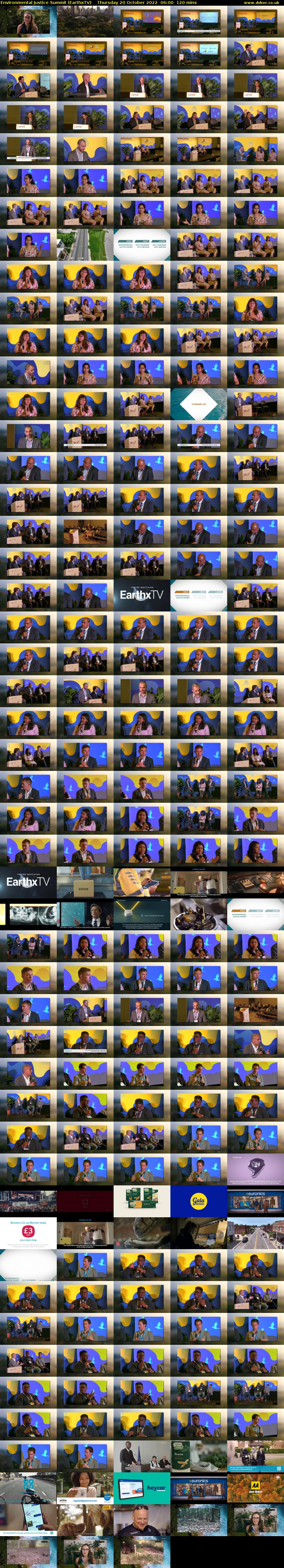 Environmental Justice Summit (EarthxTV) Thursday 20 October 2022 06:00 - 08:00