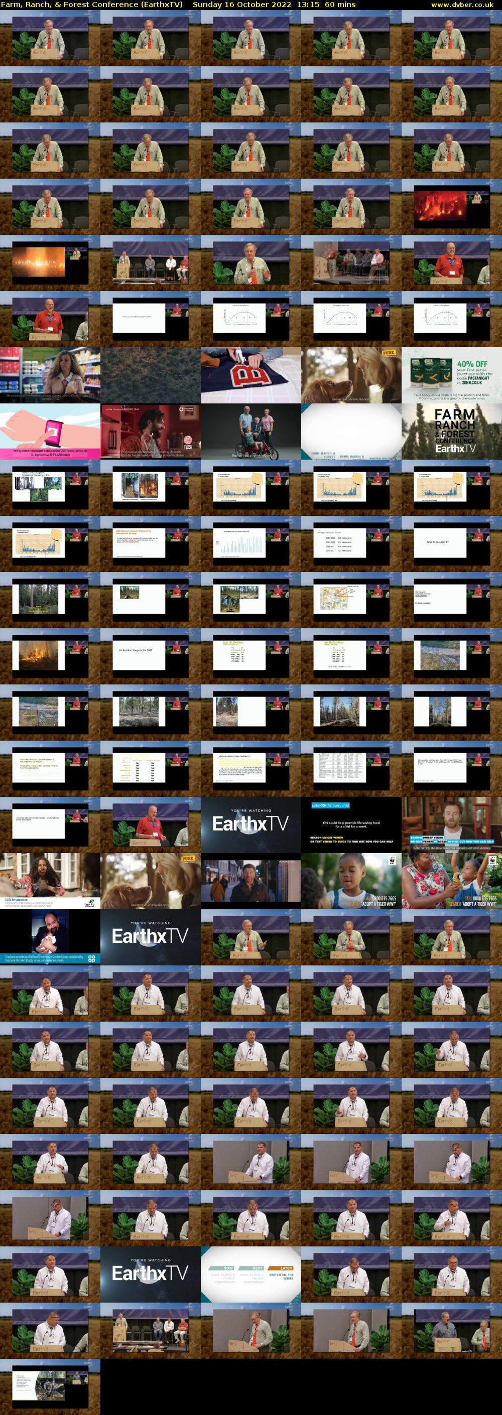 Farm, Ranch, & Forest Conference (EarthxTV) Sunday 16 October 2022 13:15 - 14:15