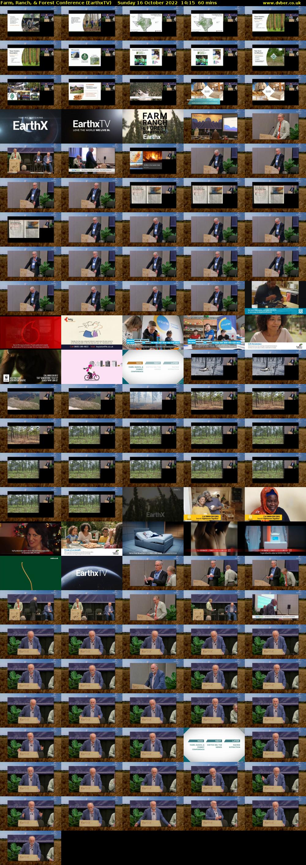 Farm, Ranch, & Forest Conference (EarthxTV) Sunday 16 October 2022 14:15 - 15:15