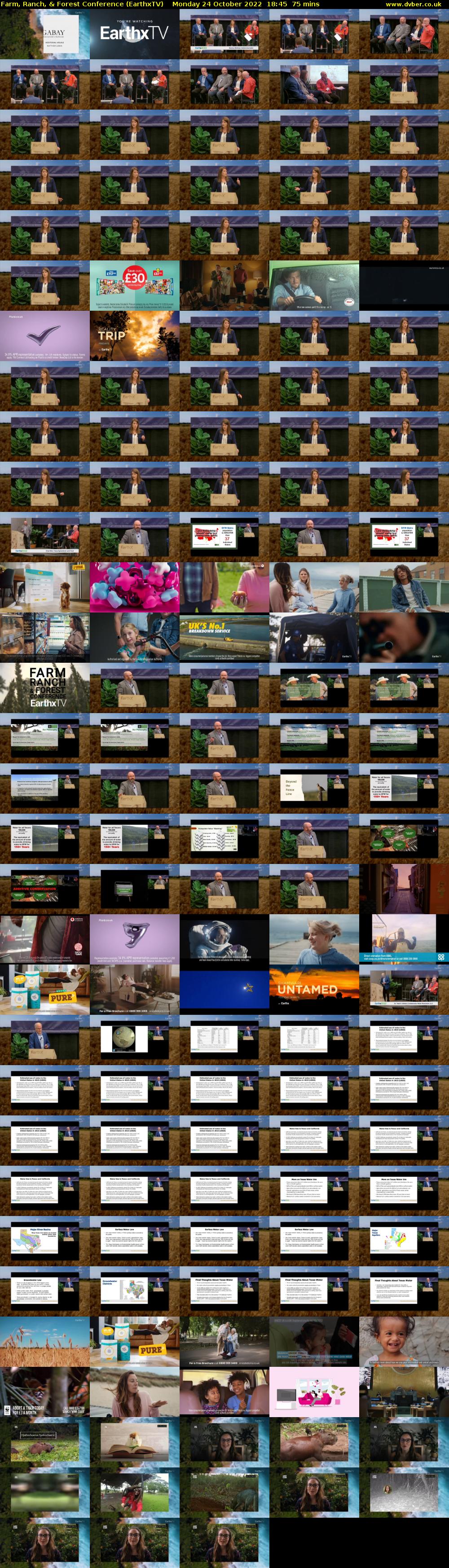 Farm, Ranch, & Forest Conference (EarthxTV) Monday 24 October 2022 18:45 - 20:00