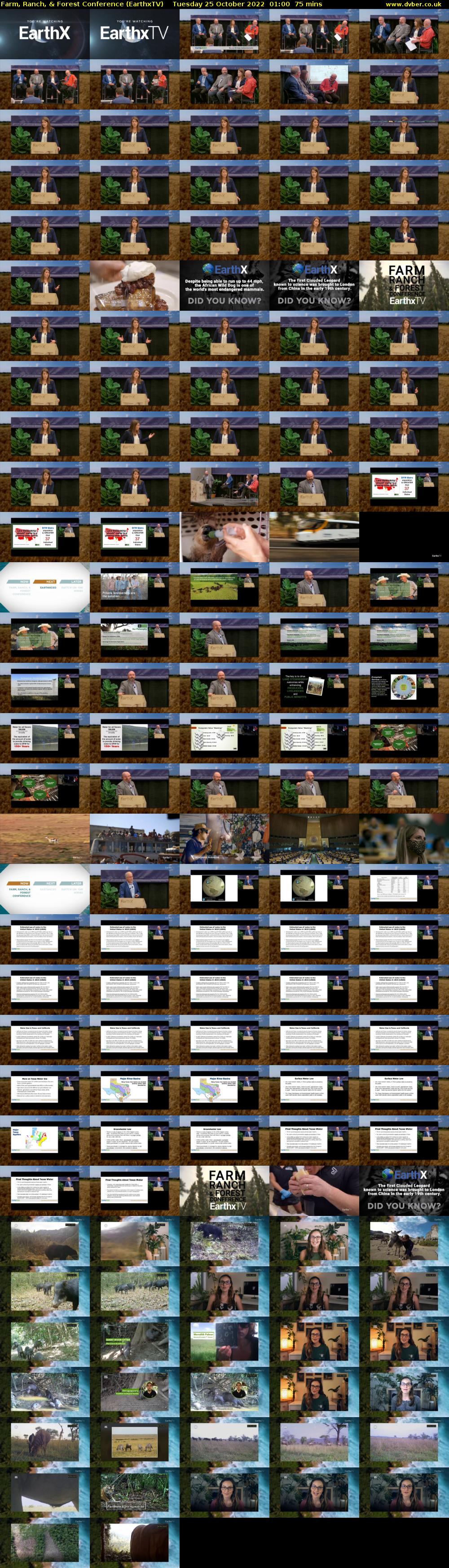Farm, Ranch, & Forest Conference (EarthxTV) Tuesday 25 October 2022 01:00 - 02:15