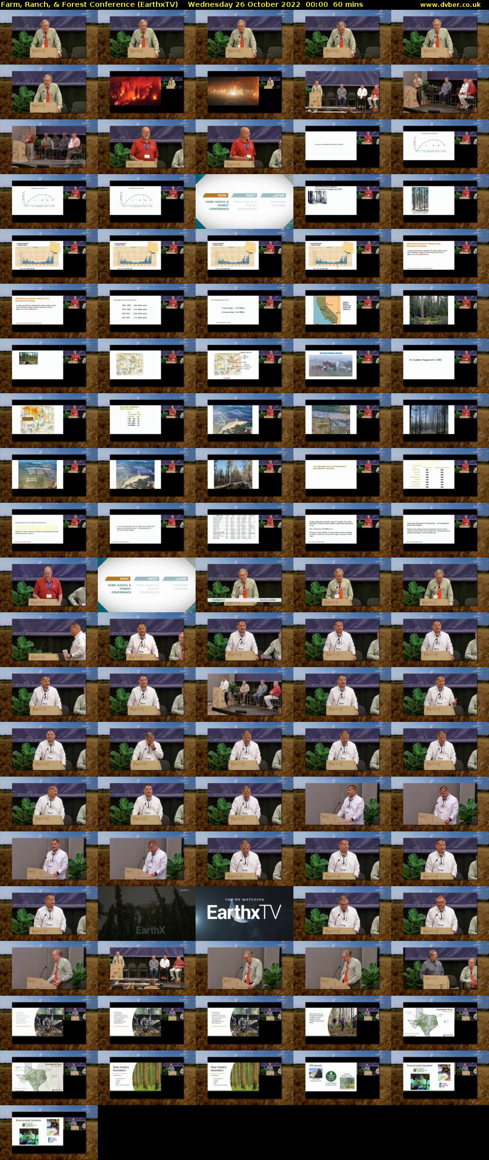 Farm, Ranch, & Forest Conference (EarthxTV) Wednesday 26 October 2022 00:00 - 01:00