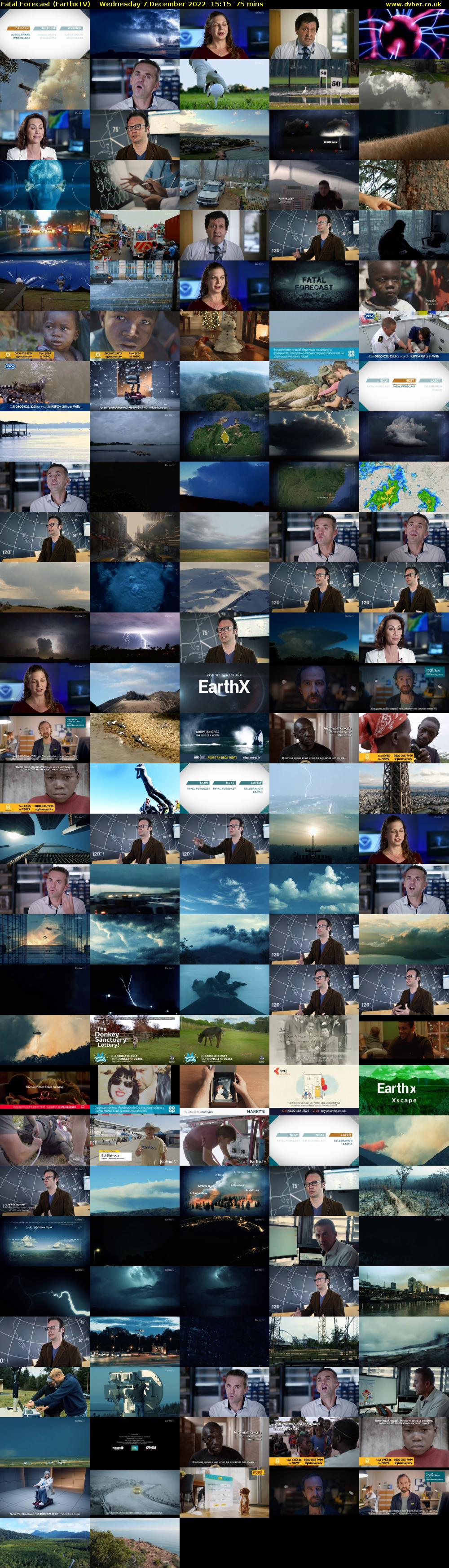Fatal Forecast (EarthxTV) Wednesday 7 December 2022 15:15 - 16:30