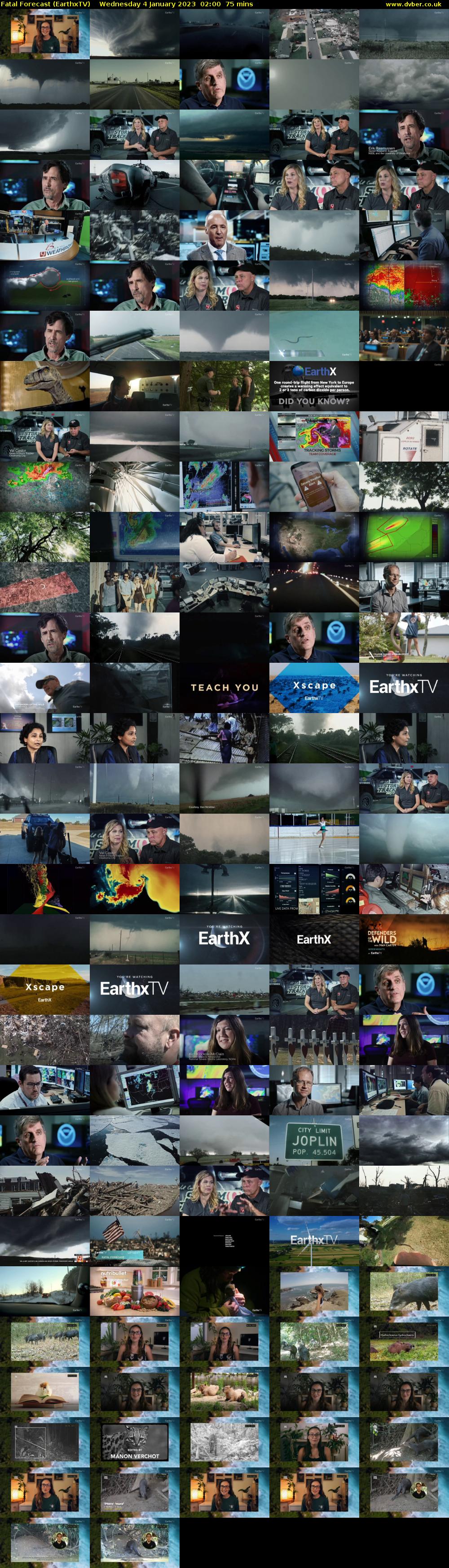 Fatal Forecast (EarthxTV) Wednesday 4 January 2023 02:00 - 03:15