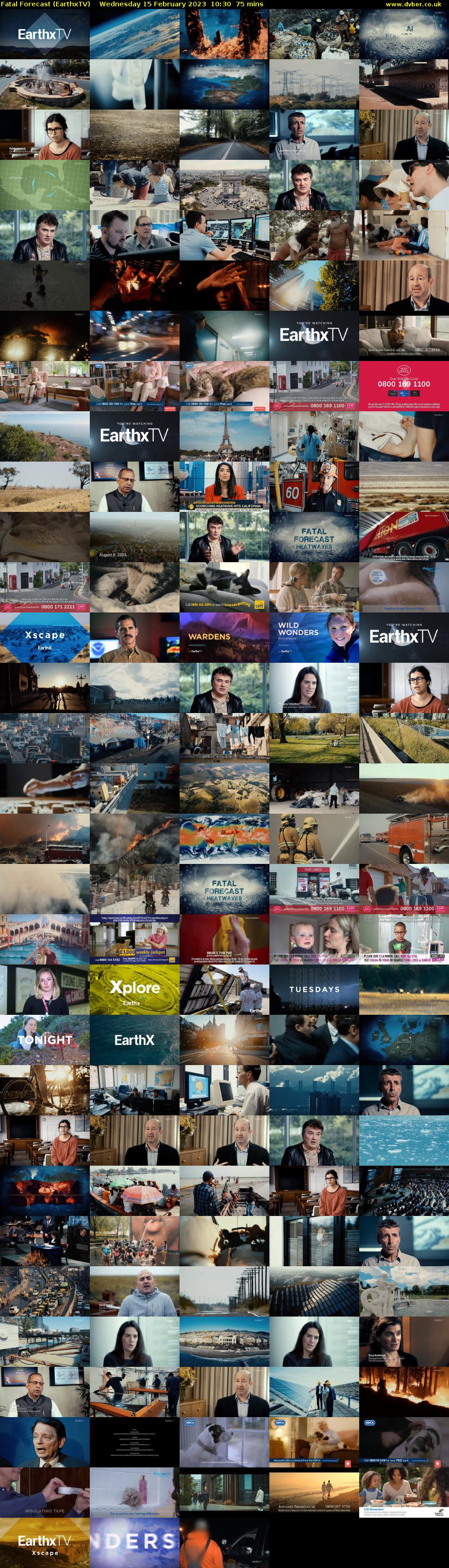 Fatal Forecast (EarthxTV) Wednesday 15 February 2023 10:30 - 11:45