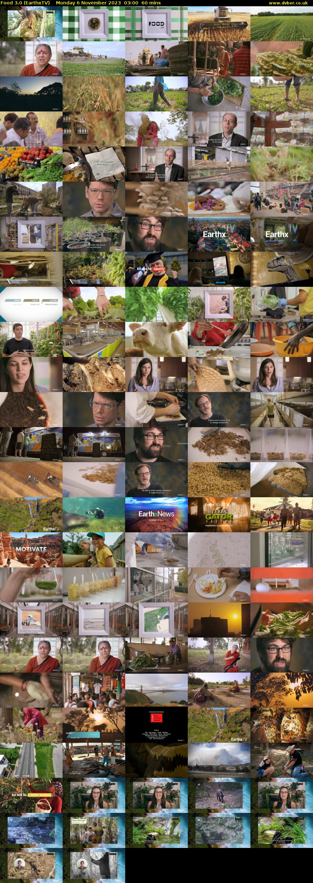 Food 3.0 (EarthxTV) Monday 6 November 2023 03:00 - 04:00