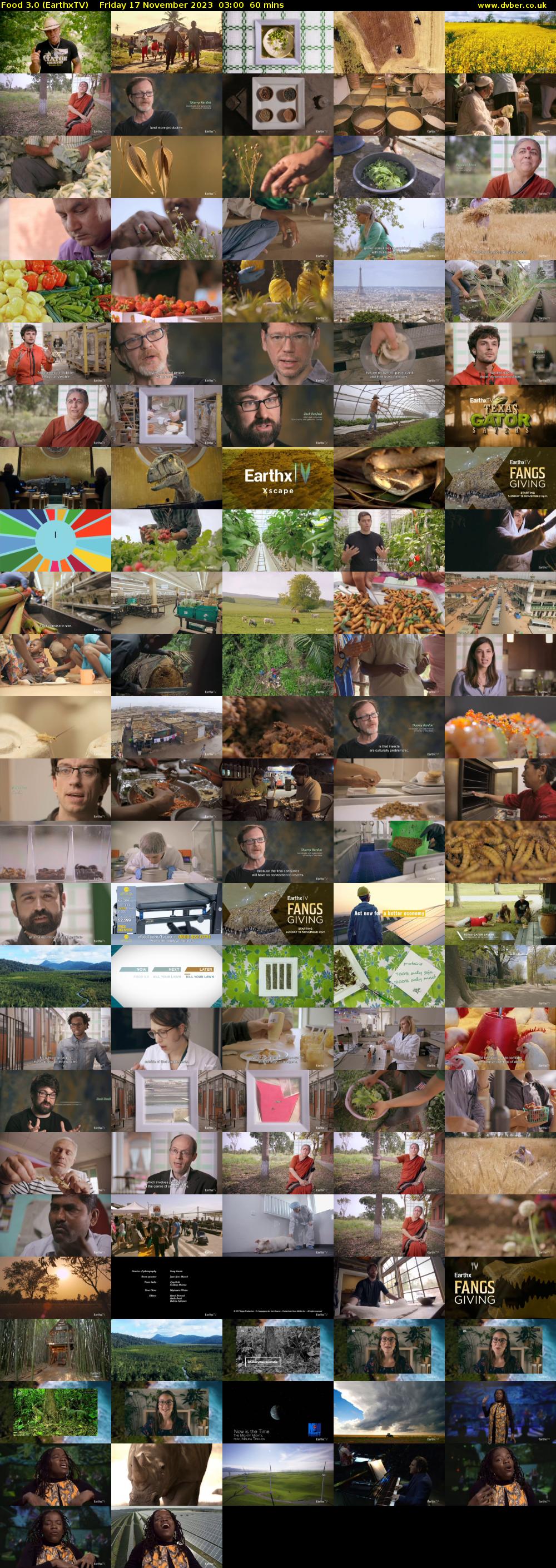Food 3.0 (EarthxTV) Friday 17 November 2023 03:00 - 04:00
