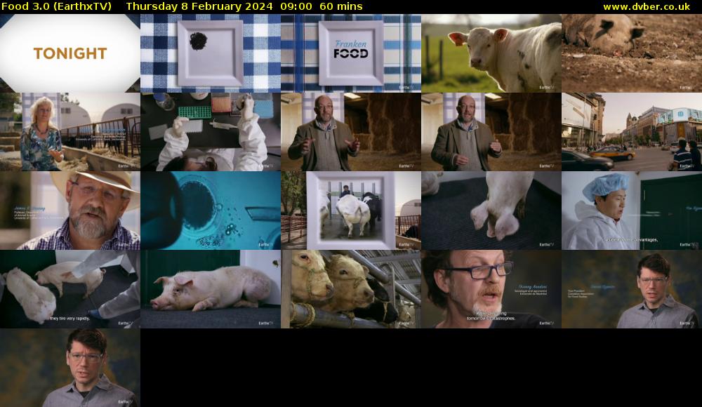 Food 3.0 (EarthxTV) Thursday 8 February 2024 09:00 - 10:00