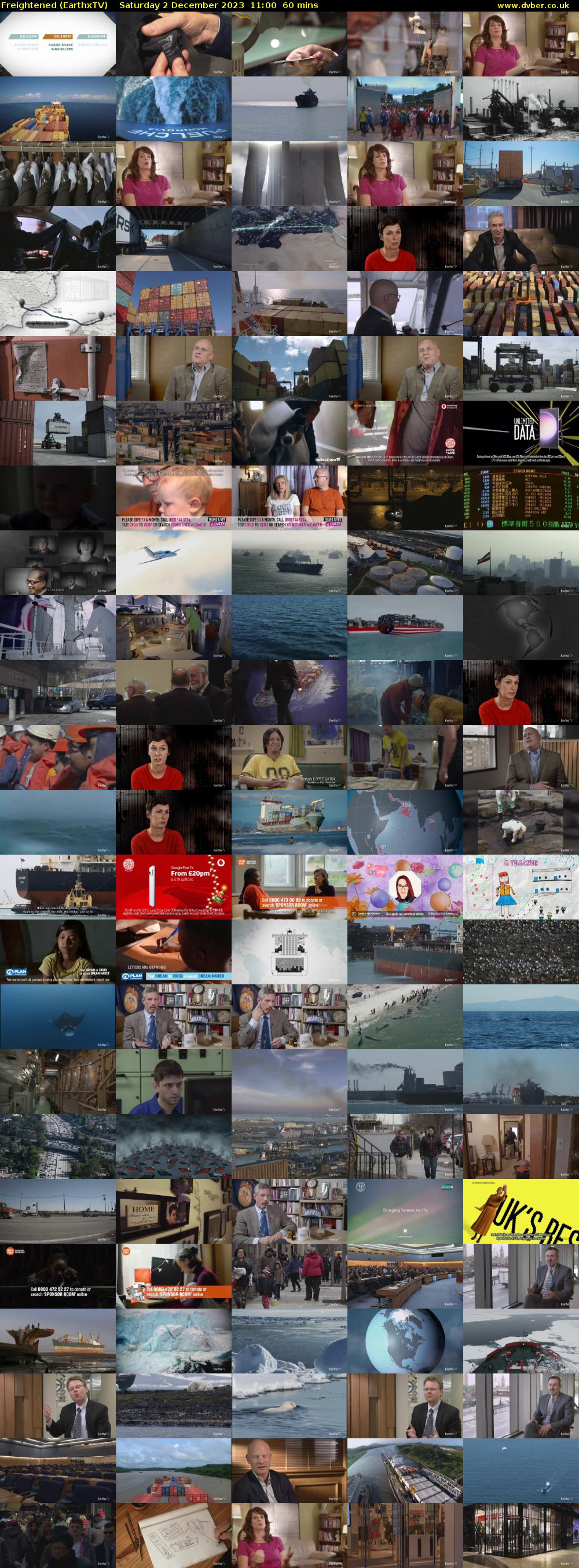Freightened (EarthxTV) Saturday 2 December 2023 11:00 - 12:00