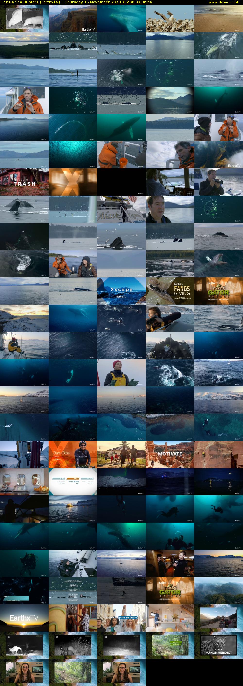 Genius Sea Hunters (EarthxTV) Thursday 16 November 2023 05:00 - 06:00