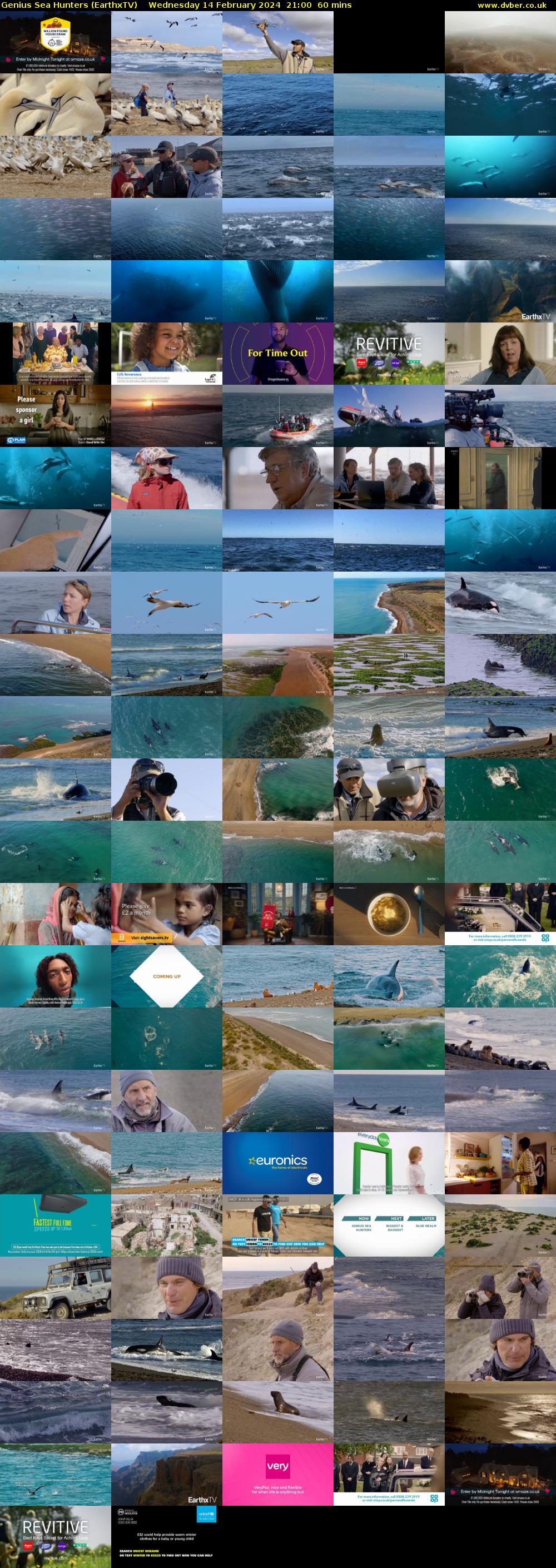 Genius Sea Hunters (EarthxTV) Wednesday 14 February 2024 21:00 - 22:00