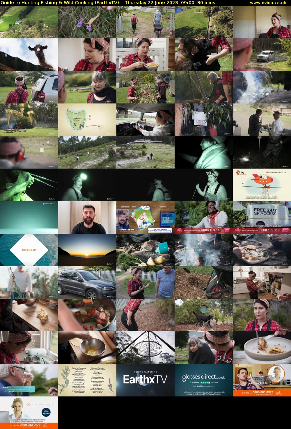 Guide to Hunting Fishing & Wild Cooking (EarthxTV) Thursday 22 June 2023 09:00 - 09:30
