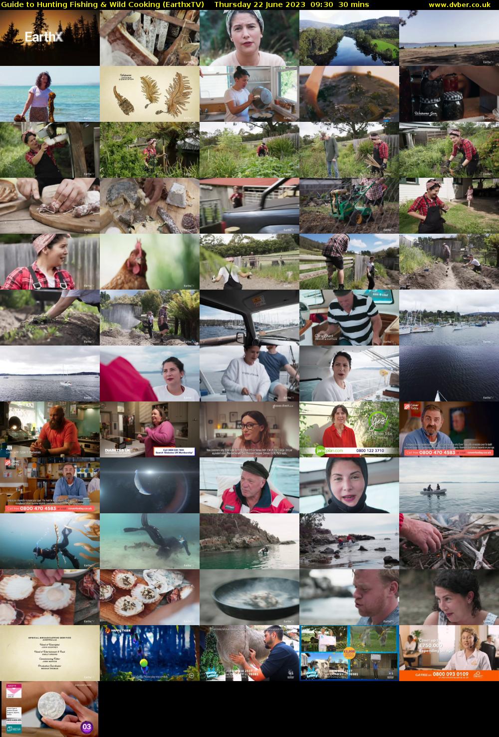 Guide to Hunting Fishing & Wild Cooking (EarthxTV) Thursday 22 June 2023 09:30 - 10:00