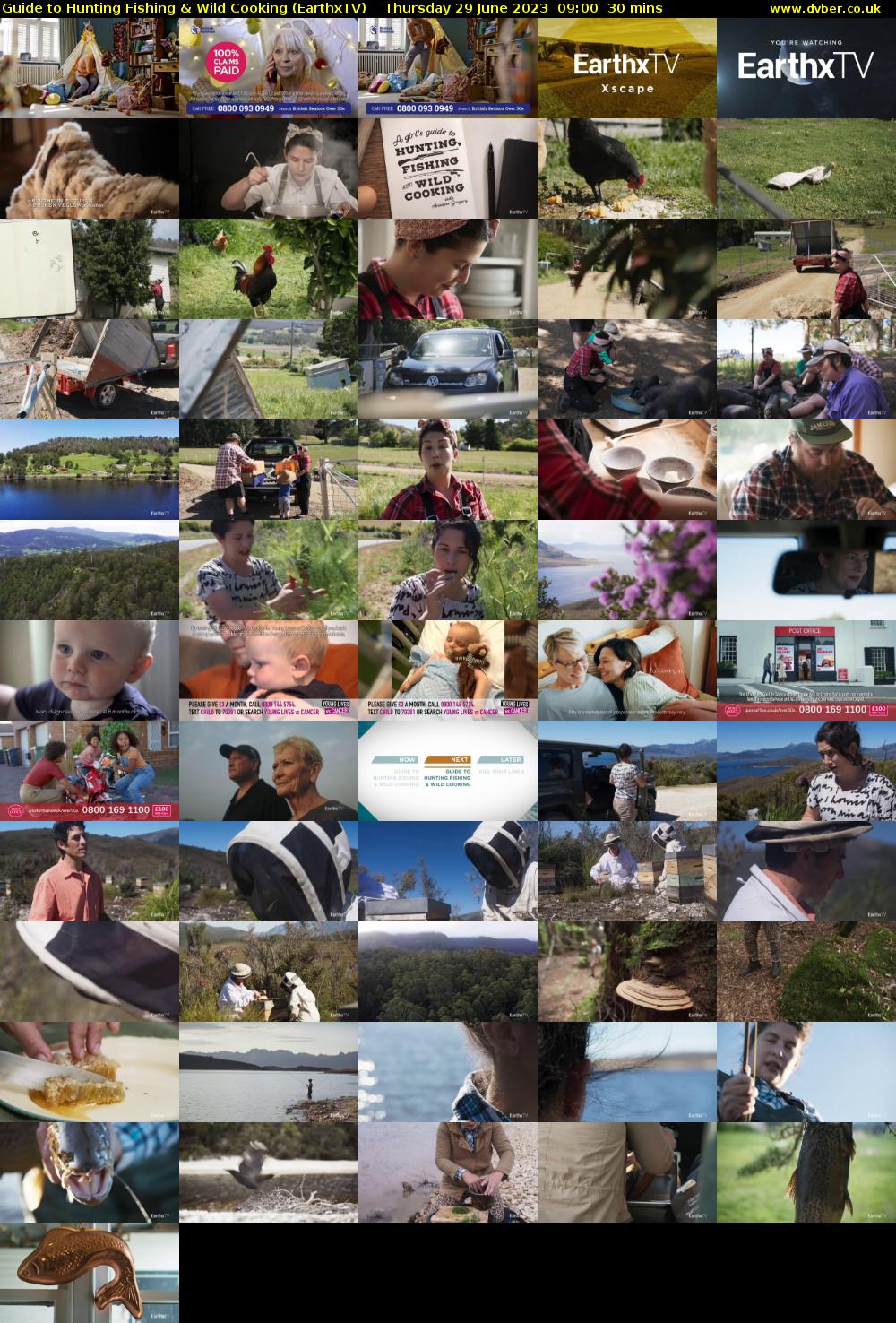 Guide to Hunting Fishing & Wild Cooking (EarthxTV) Thursday 29 June 2023 09:00 - 09:30