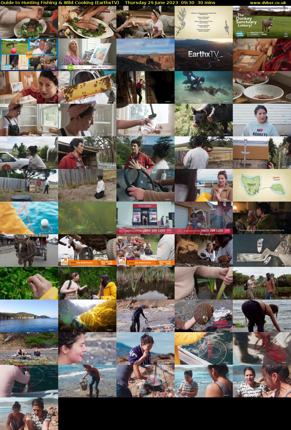 Guide to Hunting Fishing & Wild Cooking (EarthxTV) Thursday 29 June 2023 09:30 - 10:00