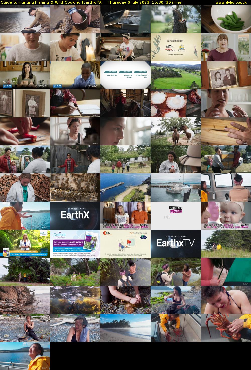 Guide to Hunting Fishing & Wild Cooking (EarthxTV) Thursday 6 July 2023 15:30 - 16:00
