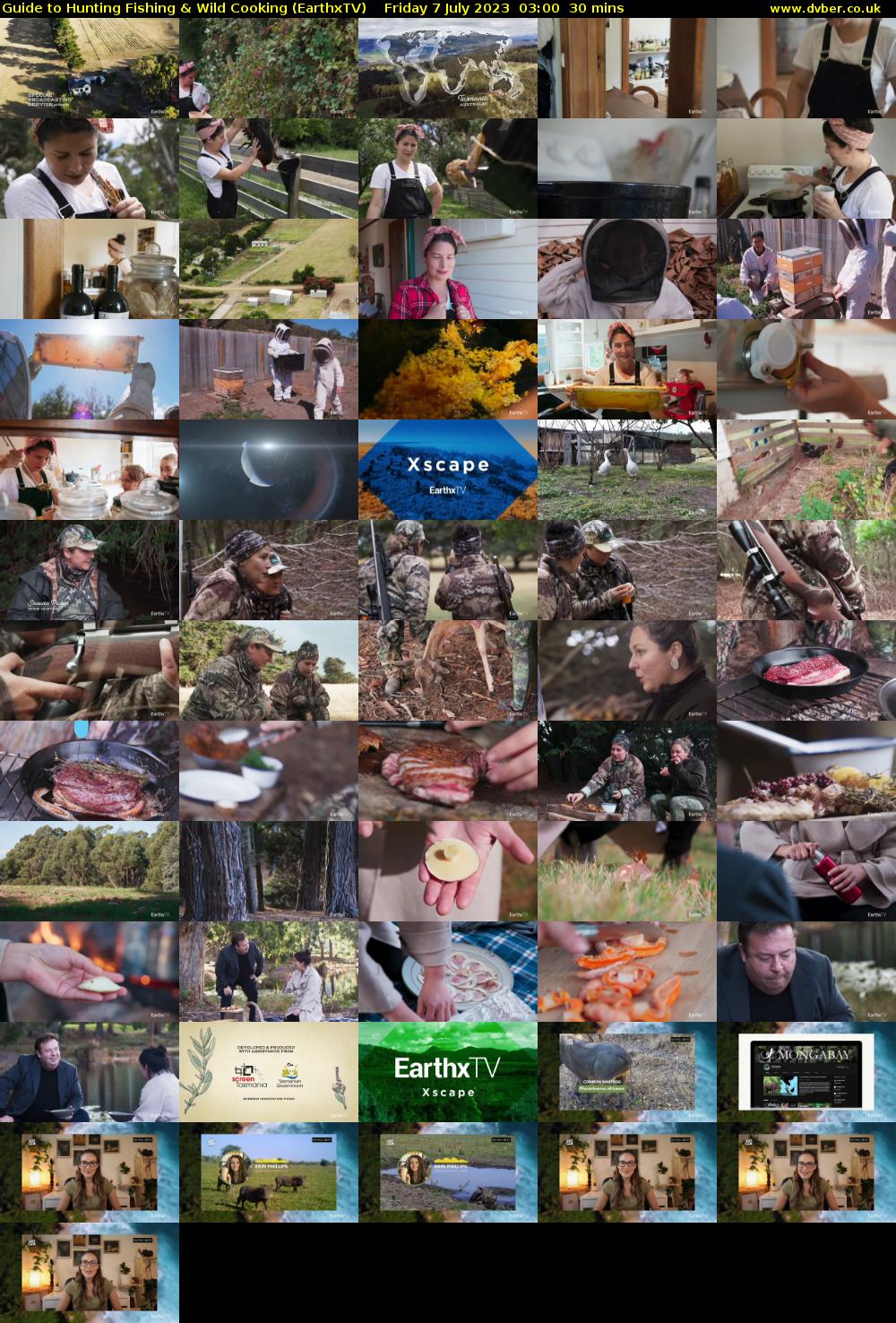 Guide to Hunting Fishing & Wild Cooking (EarthxTV) Friday 7 July 2023 03:00 - 03:30