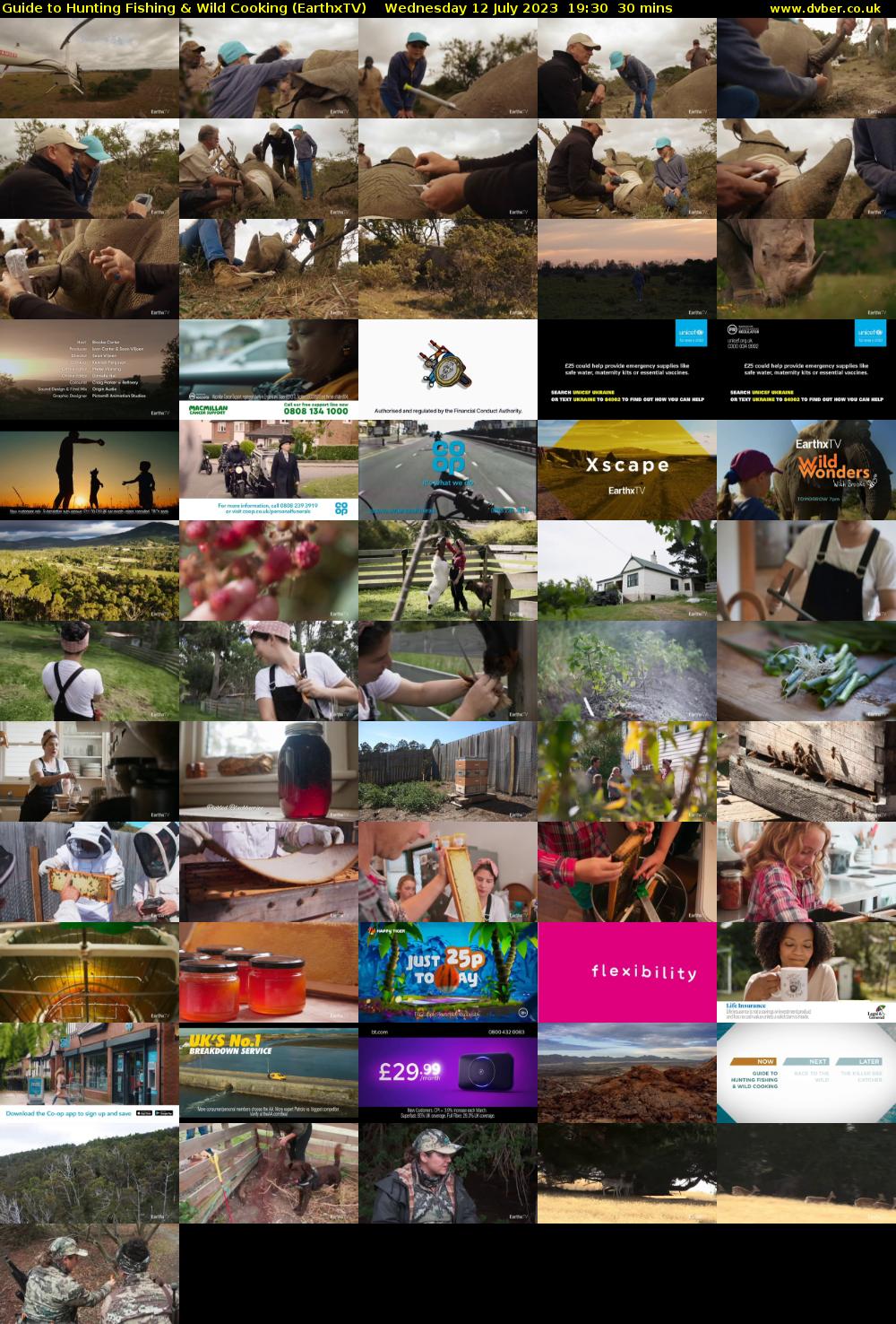 Guide to Hunting Fishing & Wild Cooking (EarthxTV) Wednesday 12 July 2023 19:30 - 20:00