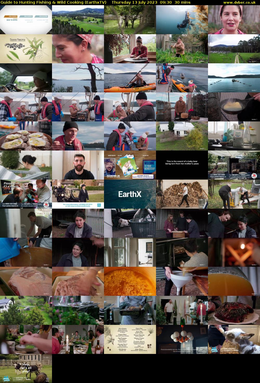 Guide to Hunting Fishing & Wild Cooking (EarthxTV) Thursday 13 July 2023 09:30 - 10:00