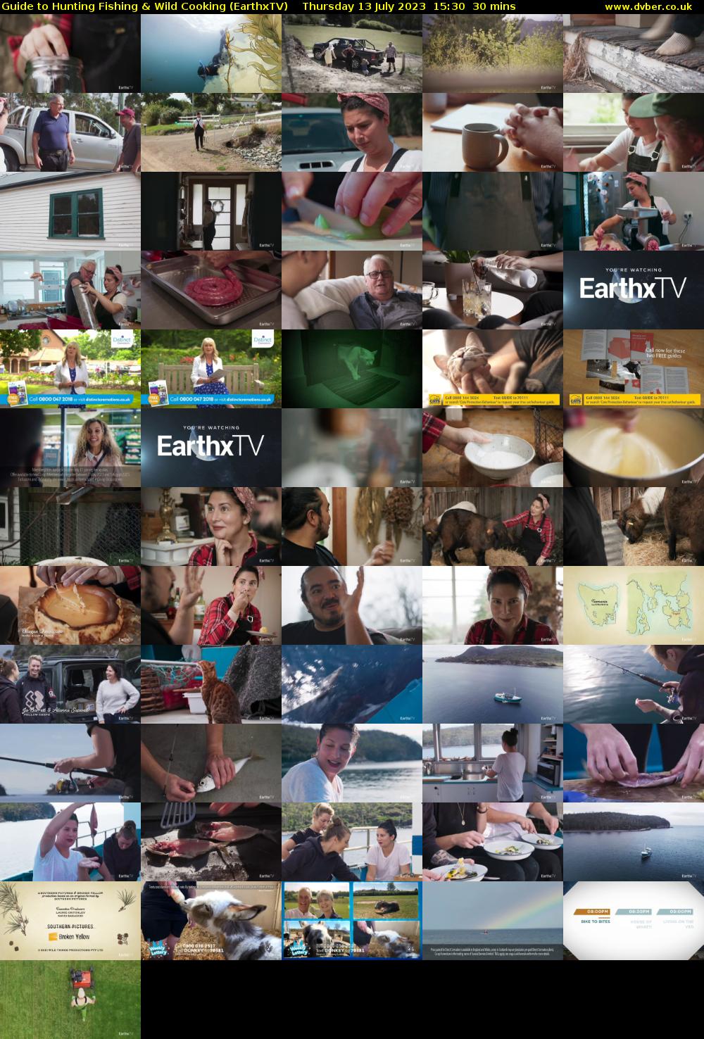 Guide to Hunting Fishing & Wild Cooking (EarthxTV) Thursday 13 July 2023 15:30 - 16:00