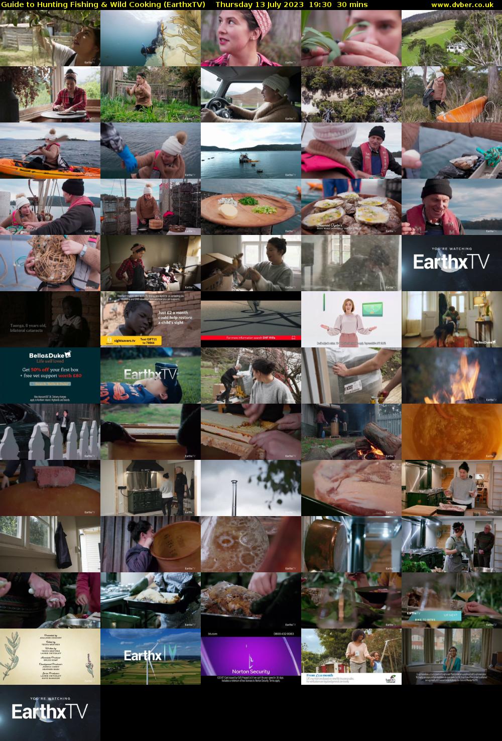 Guide to Hunting Fishing & Wild Cooking (EarthxTV) Thursday 13 July 2023 19:30 - 20:00