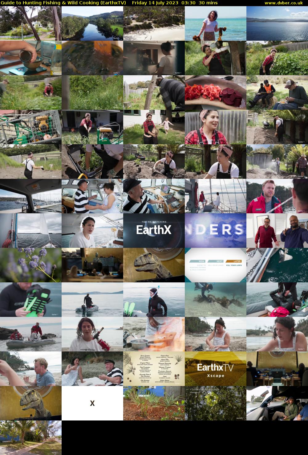 Guide to Hunting Fishing & Wild Cooking (EarthxTV) Friday 14 July 2023 03:30 - 04:00