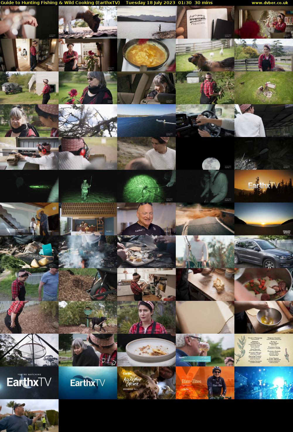 Guide to Hunting Fishing & Wild Cooking (EarthxTV) Tuesday 18 July 2023 01:30 - 02:00