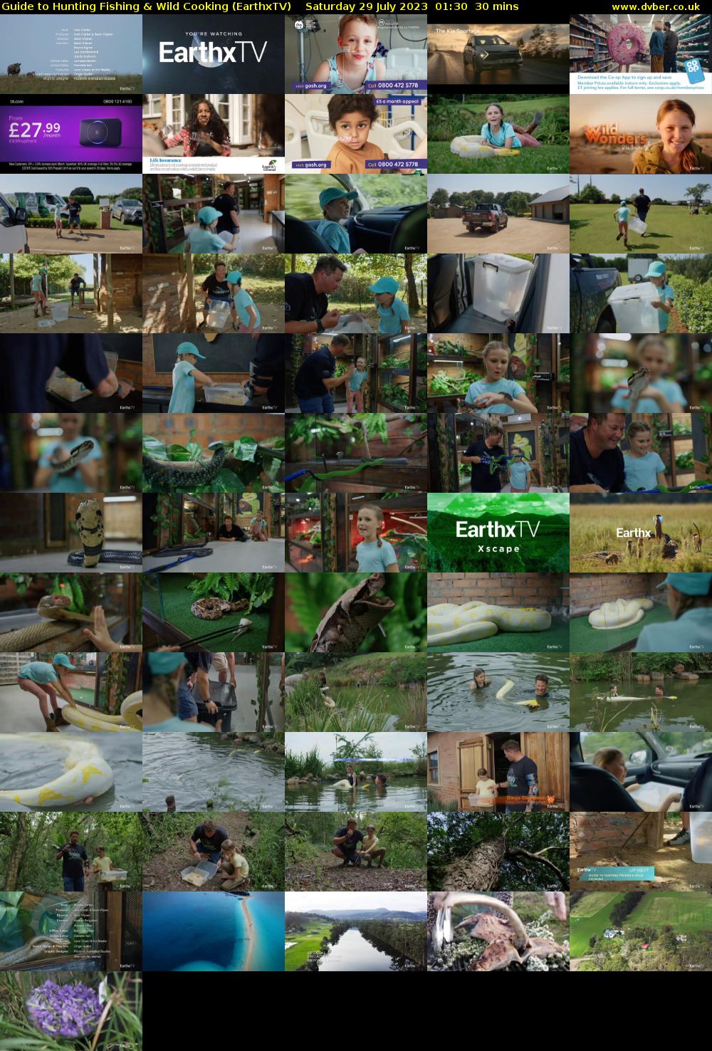 Guide to Hunting Fishing & Wild Cooking (EarthxTV) Saturday 29 July 2023 01:30 - 02:00