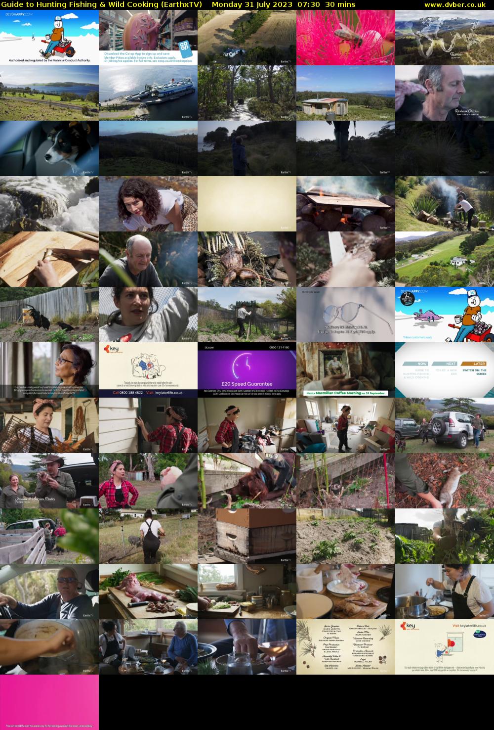 Guide to Hunting Fishing & Wild Cooking (EarthxTV) Monday 31 July 2023 07:30 - 08:00
