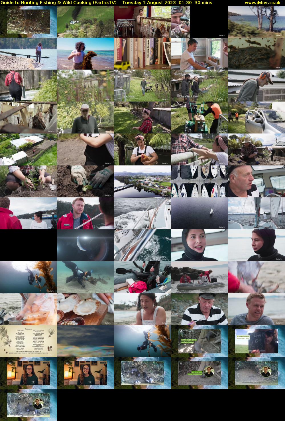 Guide to Hunting Fishing & Wild Cooking (EarthxTV) Tuesday 1 August 2023 01:30 - 02:00