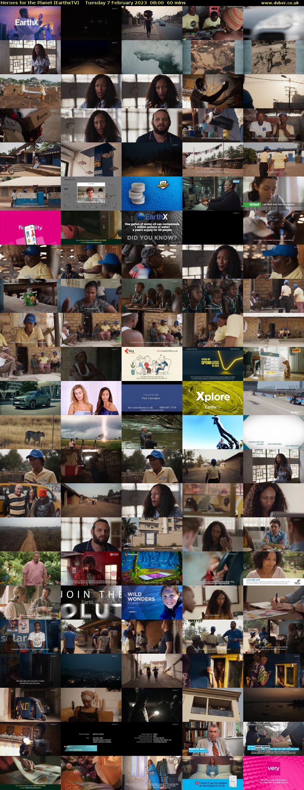 Heroes for the Planet (EarthxTV) Tuesday 7 February 2023 08:00 - 09:00