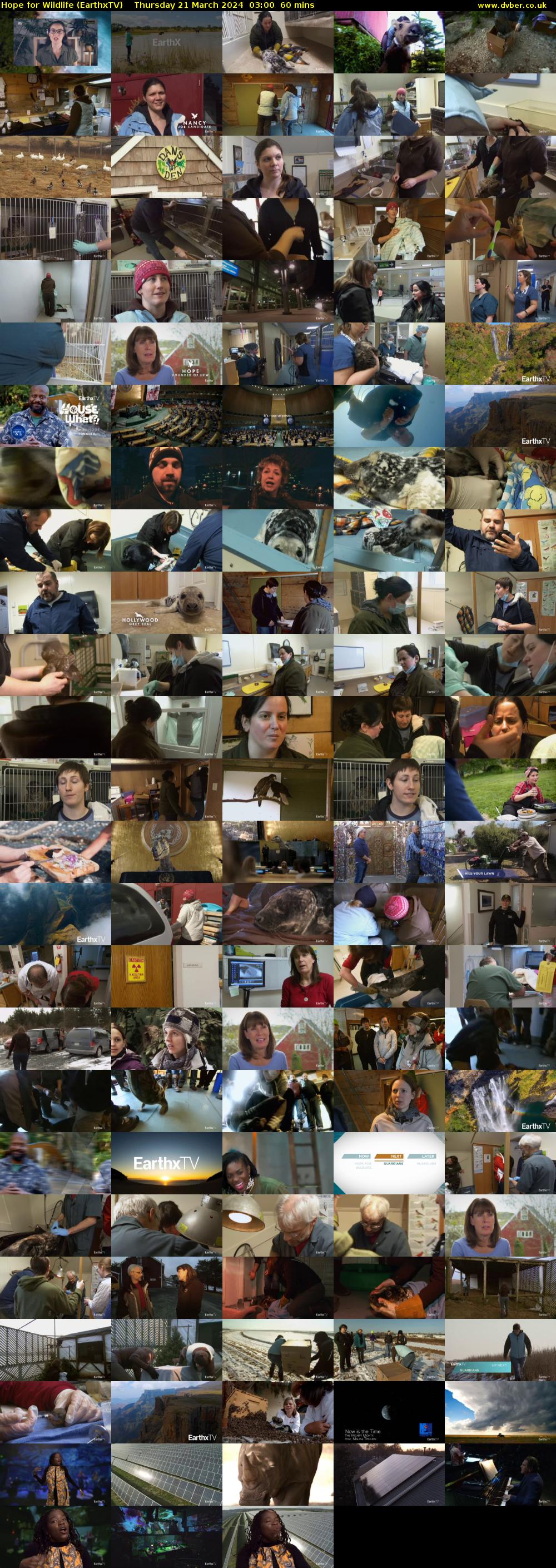 Hope for Wildlife (EarthxTV) Thursday 21 March 2024 03:00 - 04:00