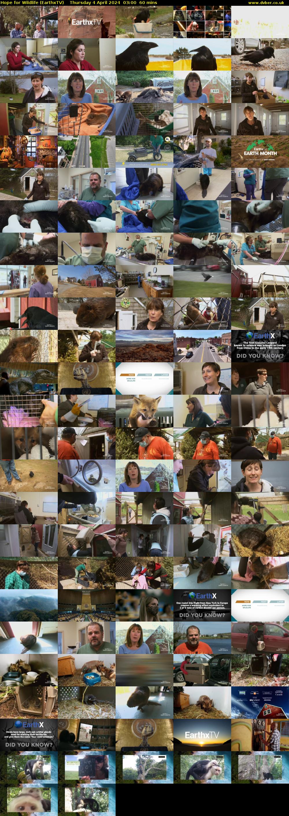 Hope for Wildlife (EarthxTV) Thursday 4 April 2024 03:00 - 04:00