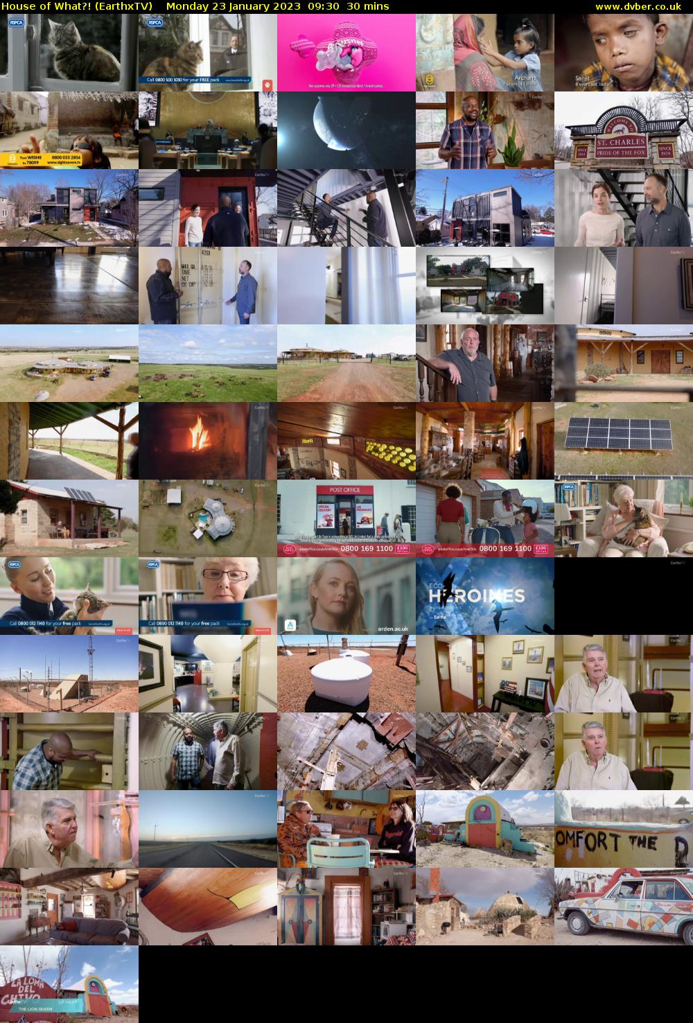 House of What?! (EarthxTV) Monday 23 January 2023 09:30 - 10:00