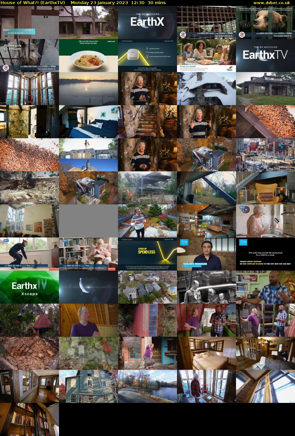 House of What?! (EarthxTV) Monday 23 January 2023 12:30 - 13:00