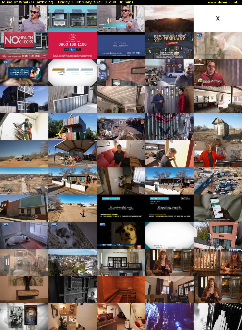 House of What?! (EarthxTV) Friday 3 February 2023 15:30 - 16:00